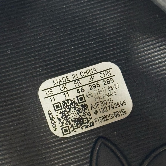 Original Adidas Men’s Size 11 adiFOM SUPERNOVA Running Core Black Shoes - Picture 9 of 10